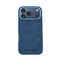 PROTARA Alcantara iPhone 17 Pro suojakuori - Ocean Voyage Blue - Ocean Voyage Blue