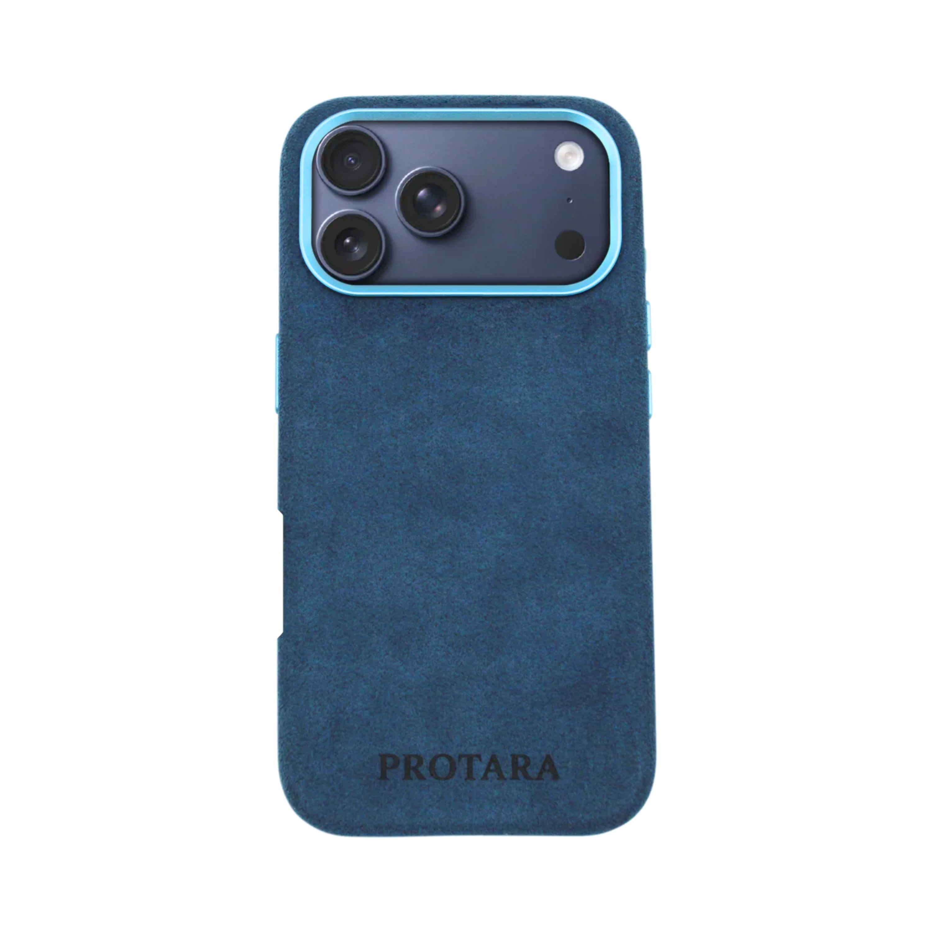 PROTARA Alcantara iPhone 17 Pro suojakuori - Ocean Voyage Blue - Ocean Voyage Blue