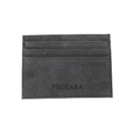 PROTARA Alcantara-korttikotelo - Midnight Jet Musta