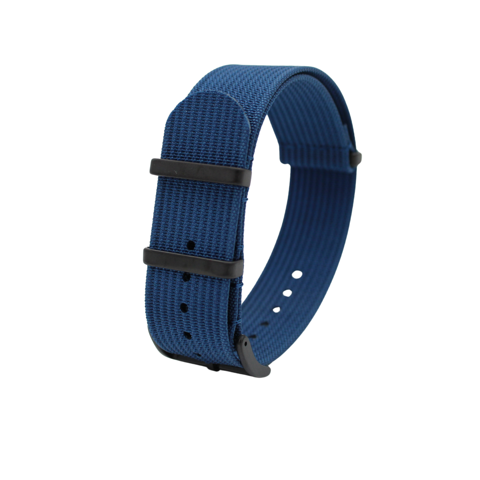 Ribbed Nato PVD - Mørkeblå - Signature Collection