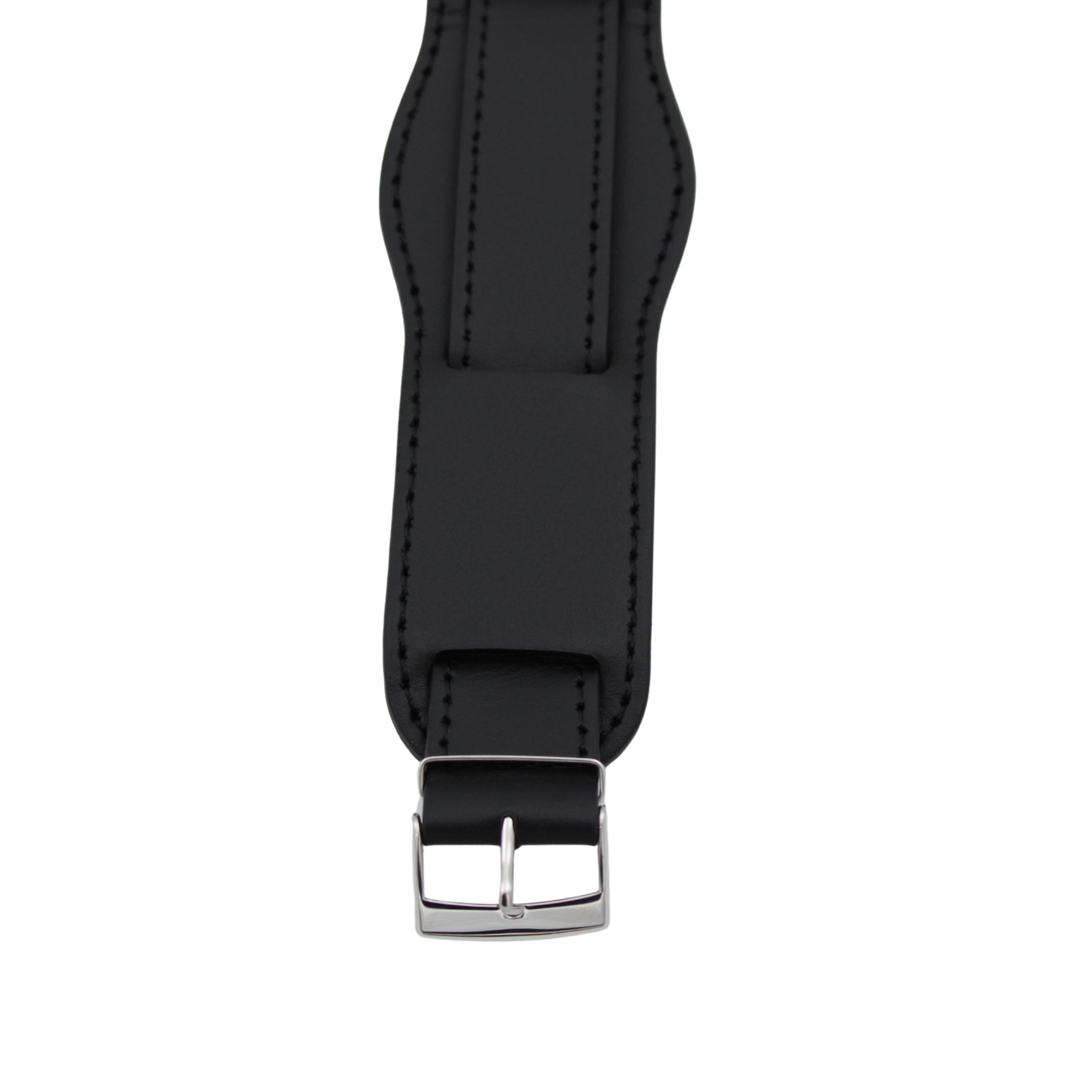 Pohjan nahkahihna - Musta levenevä 20 mm (34 mm)