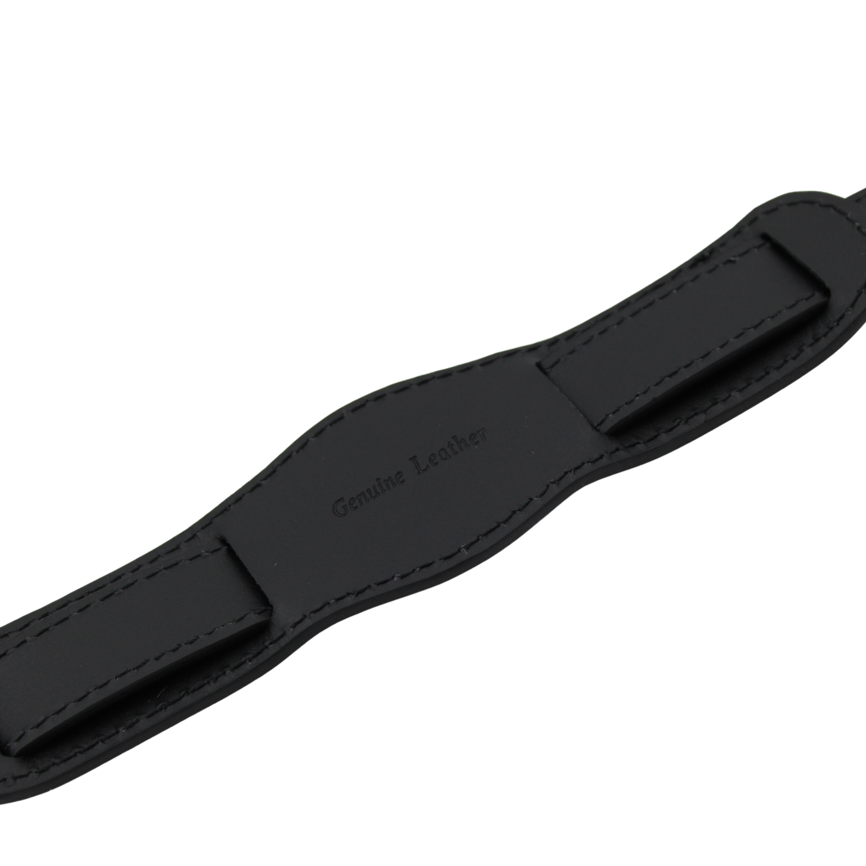 Pohjan nahkahihna - Musta levenevä 20 mm (34 mm)