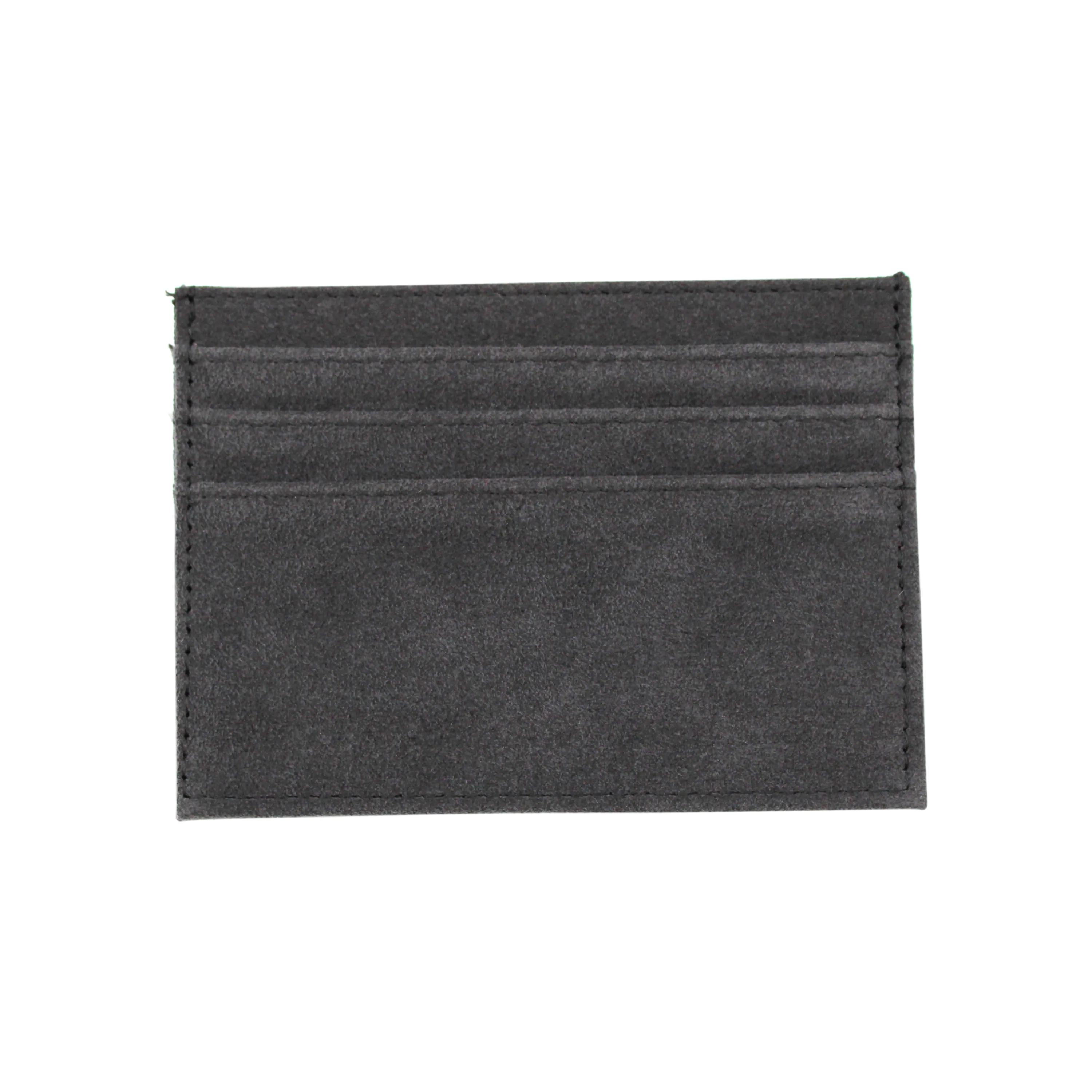 PROTARA Alcantara-korttikotelo - Midnight Jet Musta