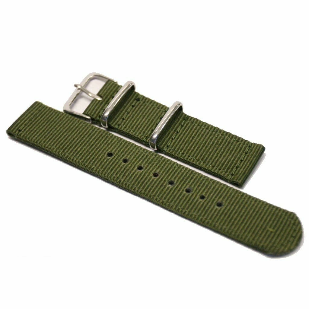 Nylon hihna 2-osainen Olive