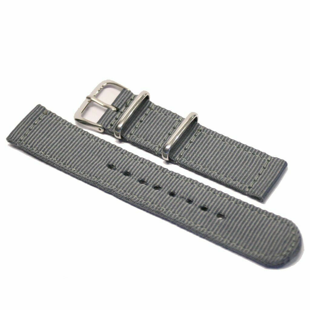 Nylon hihna 2-osainen Harmaa