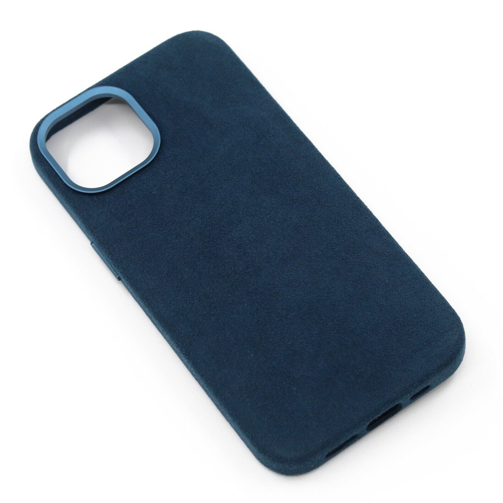 iPhone 14 Alcantara Magsafe suojakotelo sininen