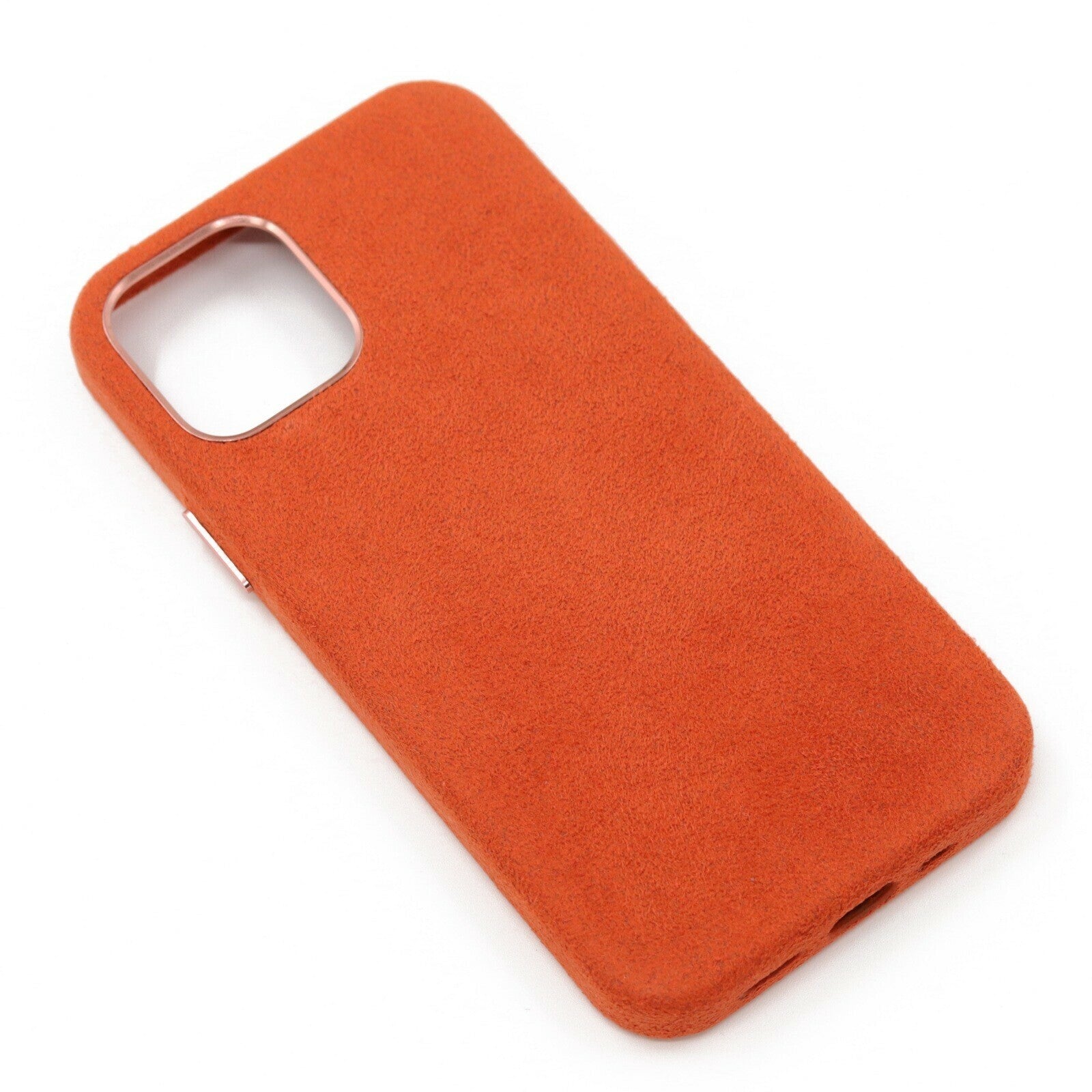 iPhone 12/12 Pro Alcantara Magsafe suojakotelo oranssi