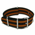 NATO hihna 20MM Musta/punainen/oranssi