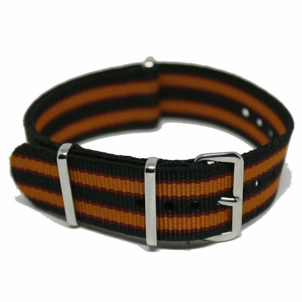 NATO hihna 20MM Musta/punainen/oranssi