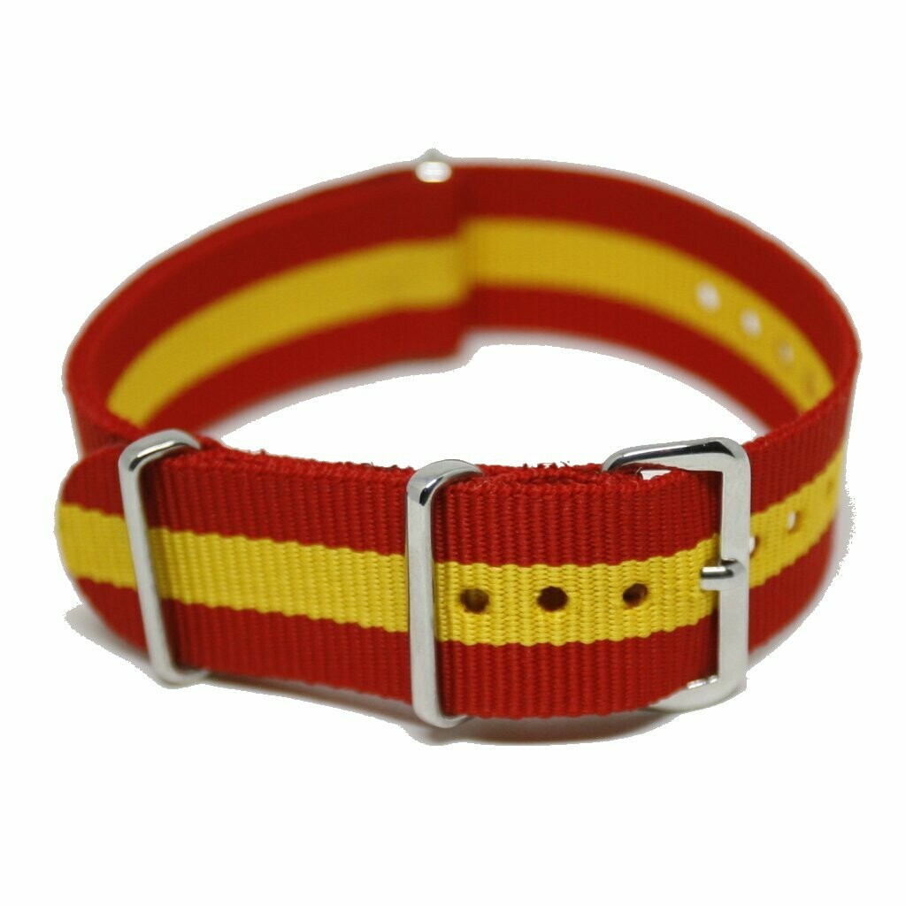 NATO hihna 20MM Punainen/keltainen (Espanja)