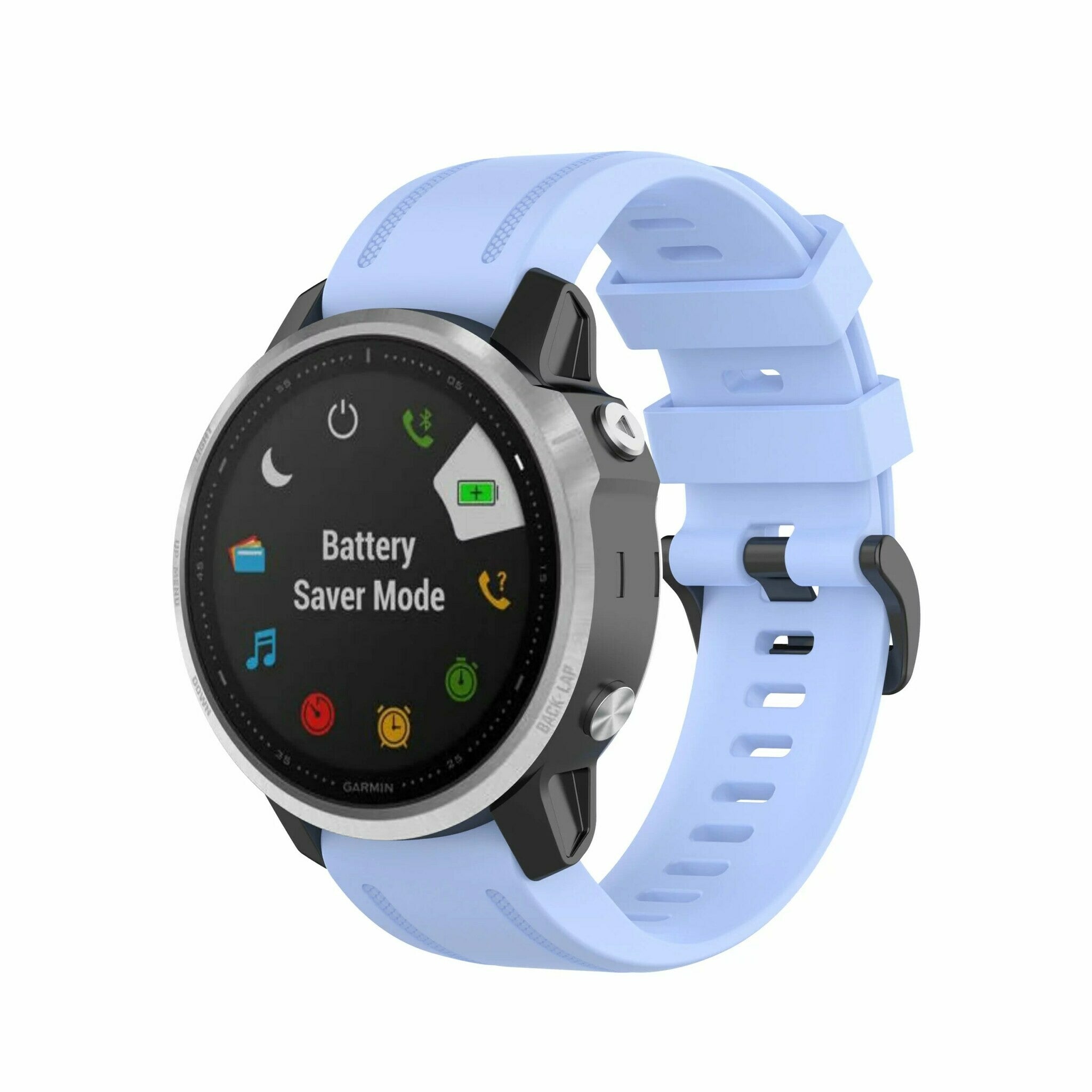 Garmin Quickfit 20mm kumihihna Vaaleansininen