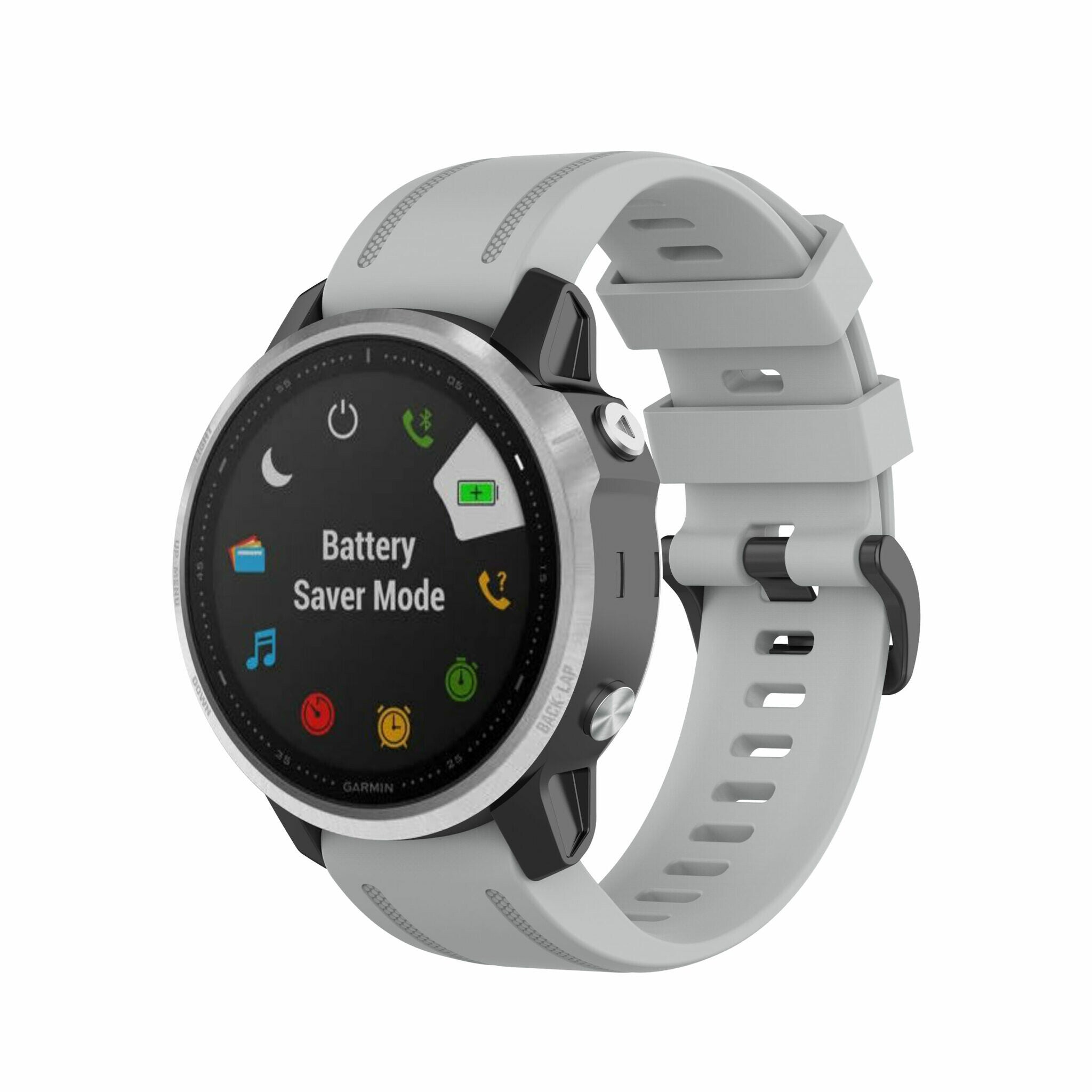 Garmin Quickfit 20mm kumihihna harmaa