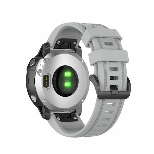 Garmin Quickfit 20mm kumihihna harmaa