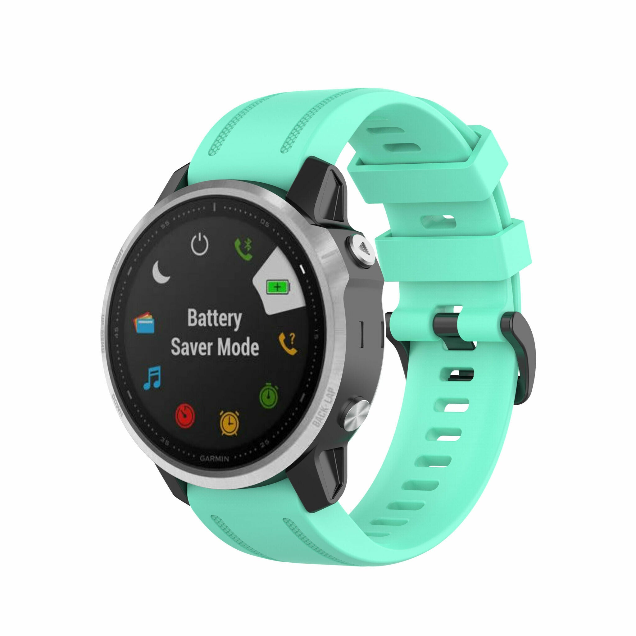 Garmin Quickfit 20mm kumihihna Vaaleanvihreä