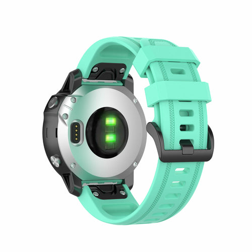 Garmin Quickfit 20mm kumihihna Vaaleanvihreä