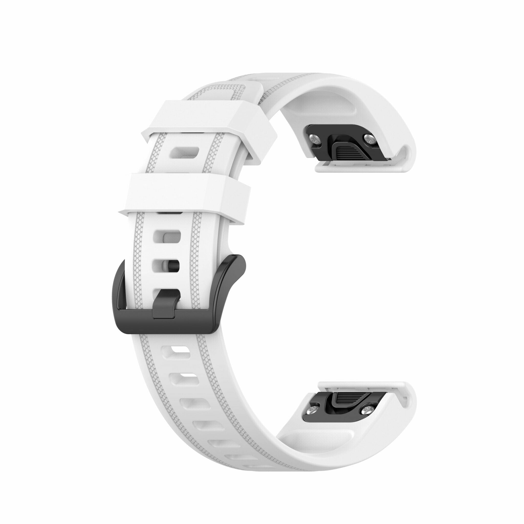 Garmin Quickfit 20mm kumihihna valkoinen