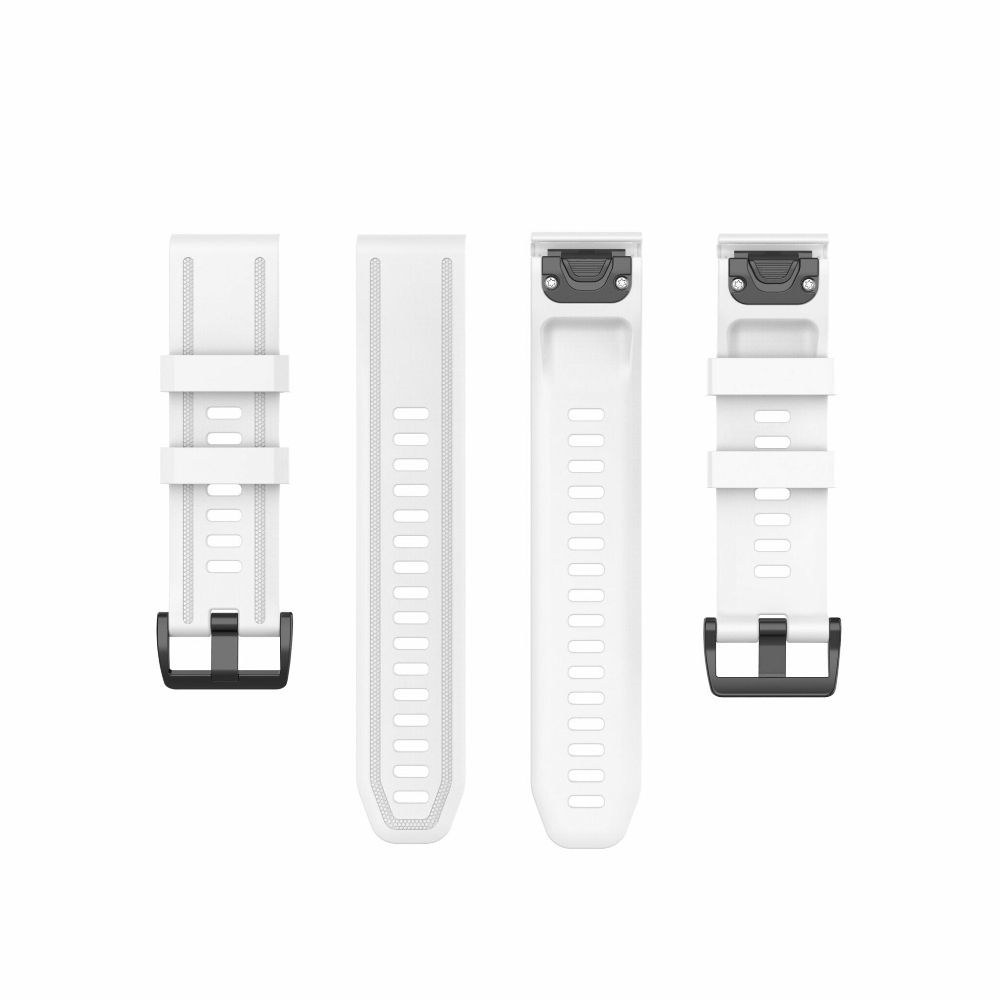 Garmin Quickfit 20mm kumihihna valkoinen