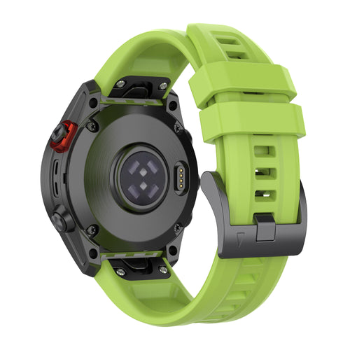 Garmin Quickfit 26mm kellon hihna Kumi vaaleanvihreä