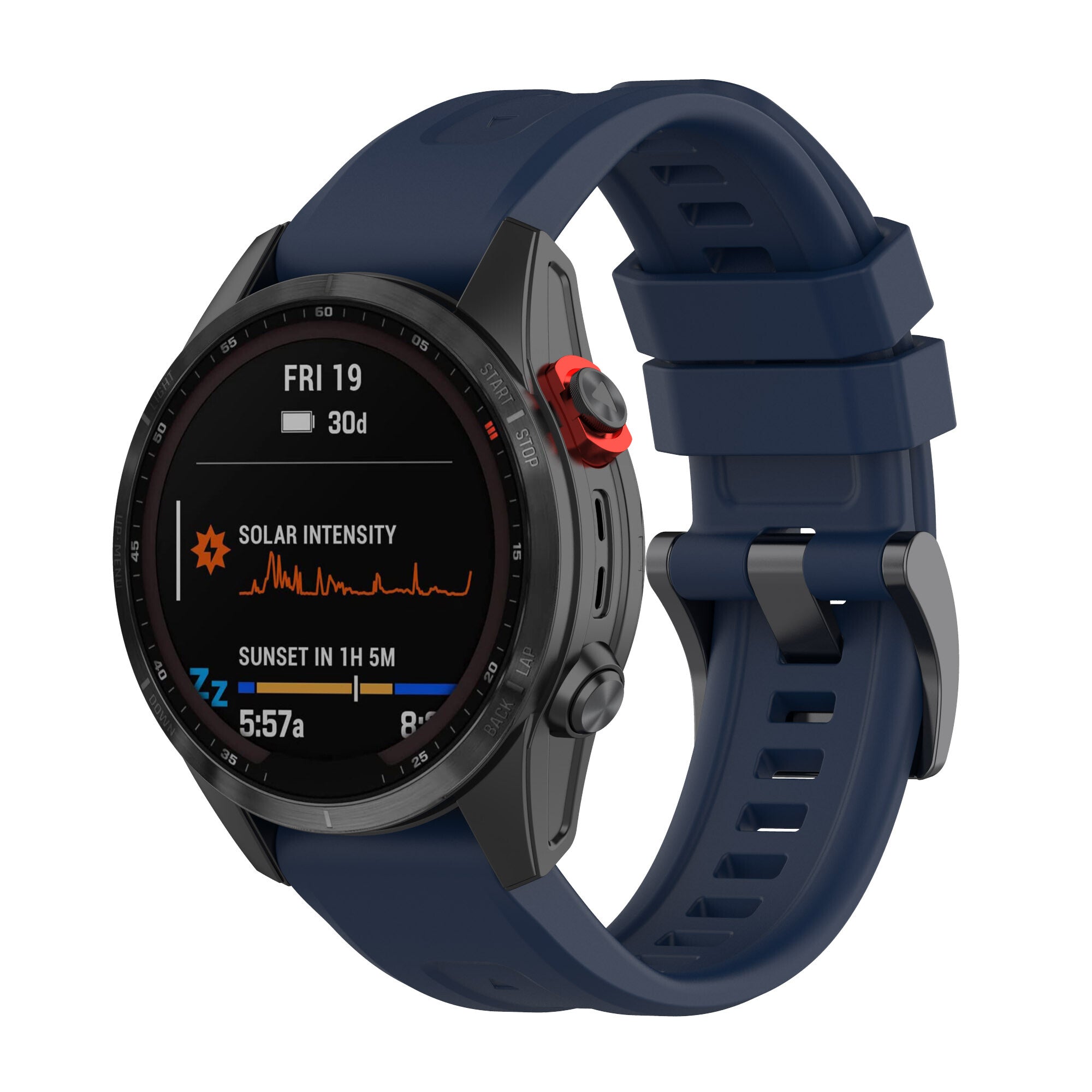 Garmin Quickfit kellon hihna Kumi Tummansininen Tummansininen