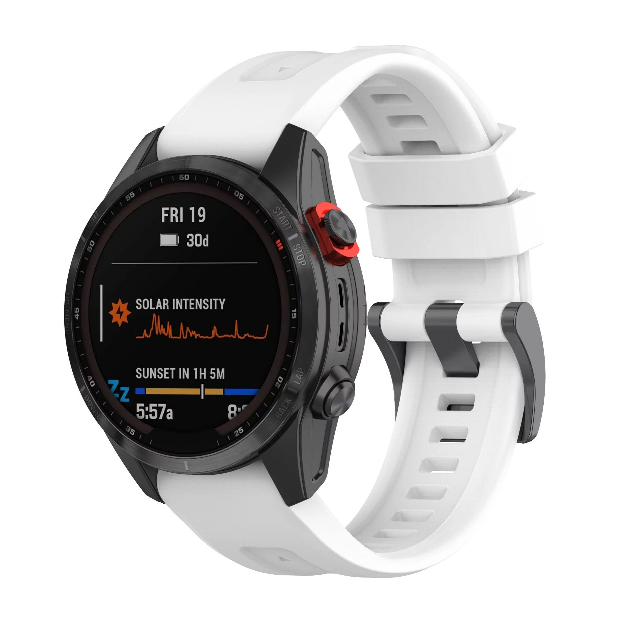 Garmin Quickfit Kellon hihna Kumi Valkoinen