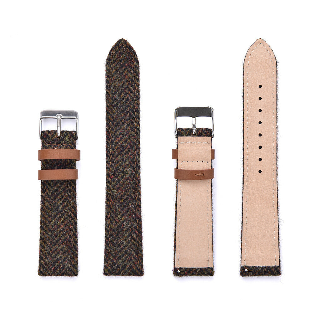 Tweed hihna ruskea