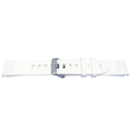 22MM QuickFit silikonihihna hopeisella soljella Garmin Fenix 5 / Forerunner White -malliin