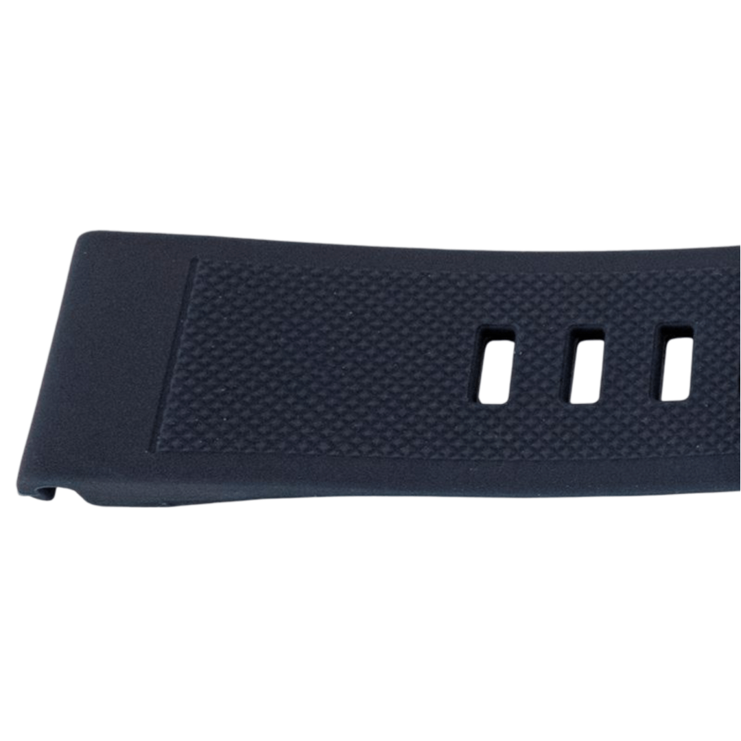 22MM QuickFit silikonihihna hopeisella soljella Garmin Fenix 5 / Forerunner - Tummansininen - Tummansininen