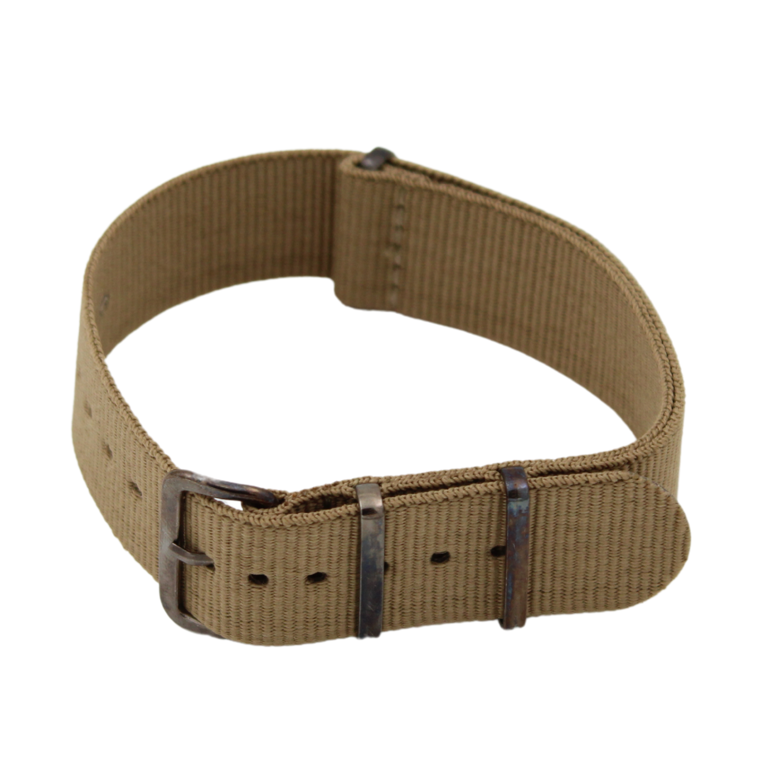 Khaki nato hihna gunmetal solki