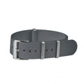 Ribbed Nato hihna harmaa