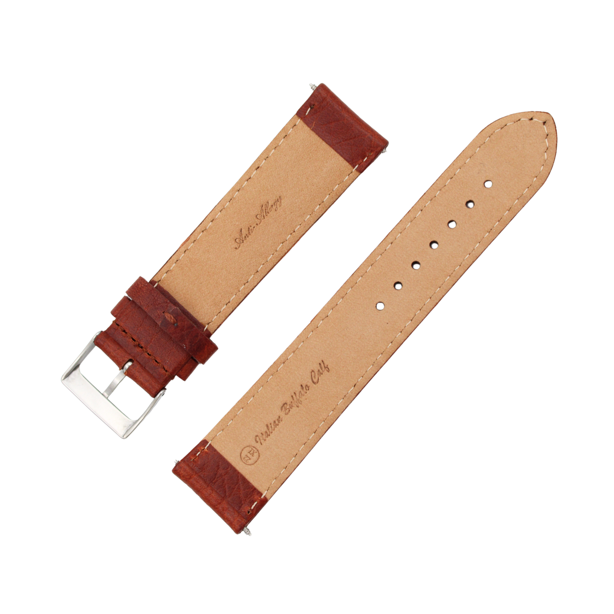 Sicilia classic Ruskea nahkahihna XL