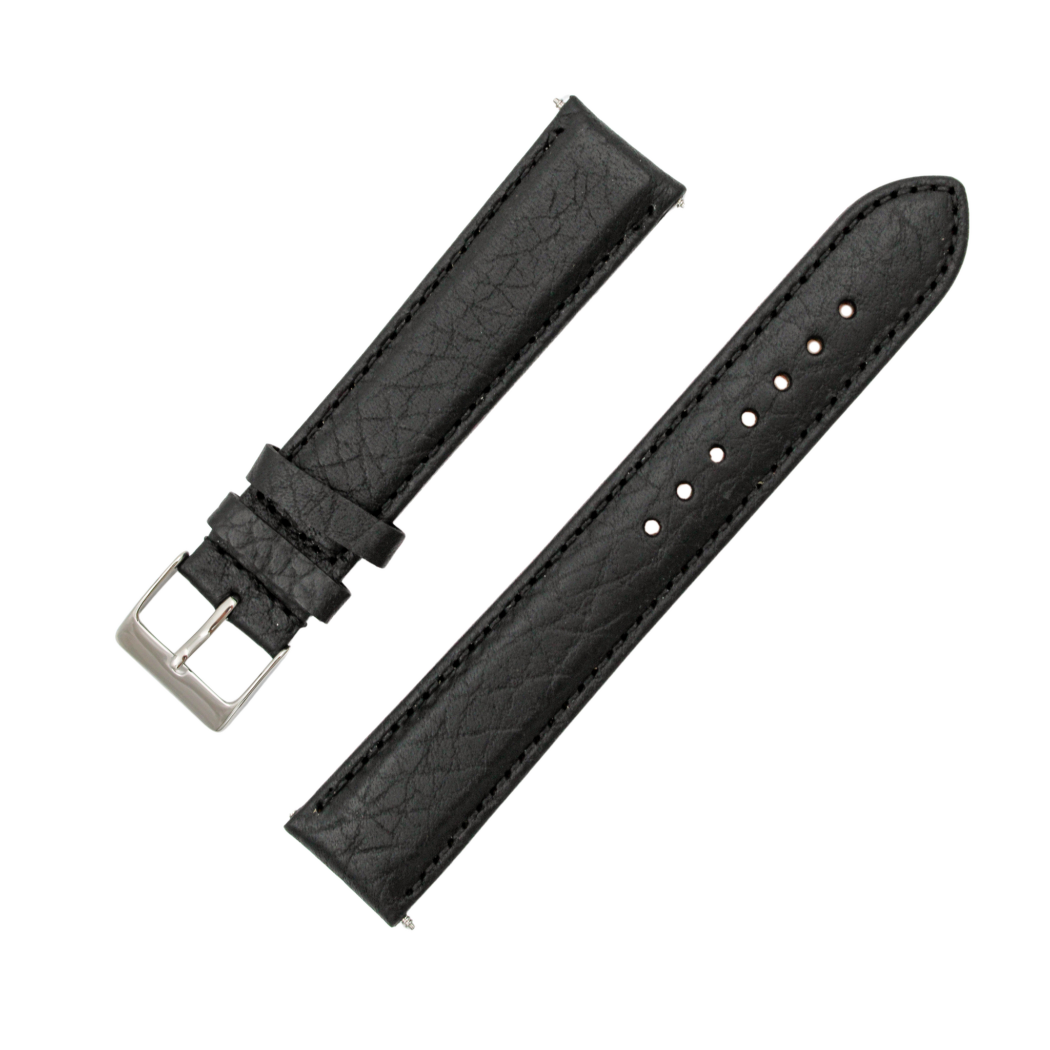 Sicilia classic Musta nahkahihna XL