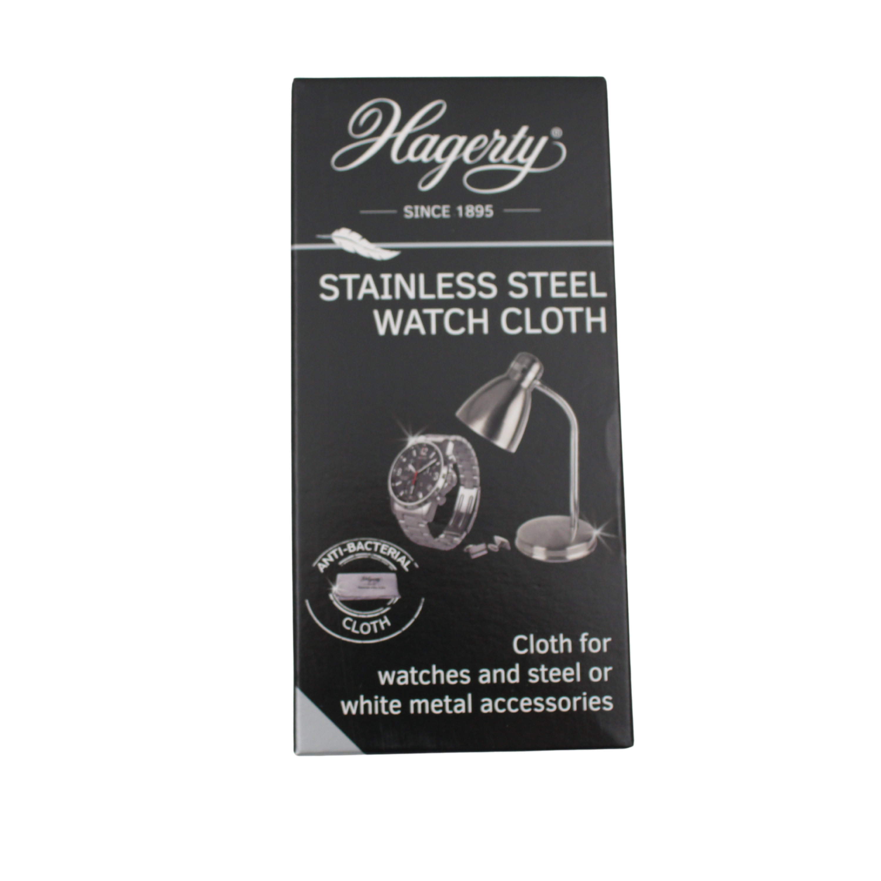 Hagerty Stainless Steel Watch Cloth - Puhdistusliina teräskelloille - Puhdistusliina teräskelloille