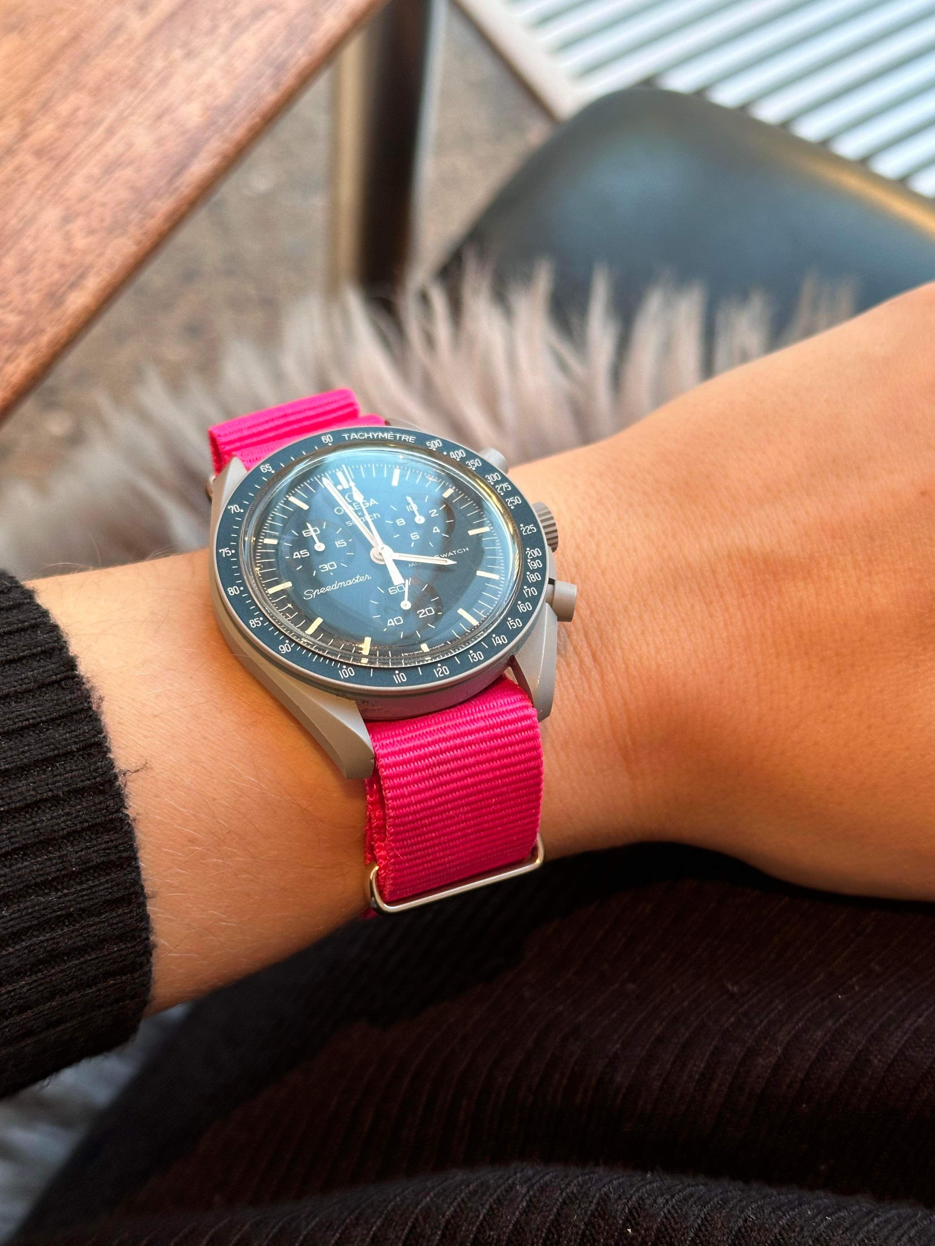 NATO hihna 20MM FL-Pink