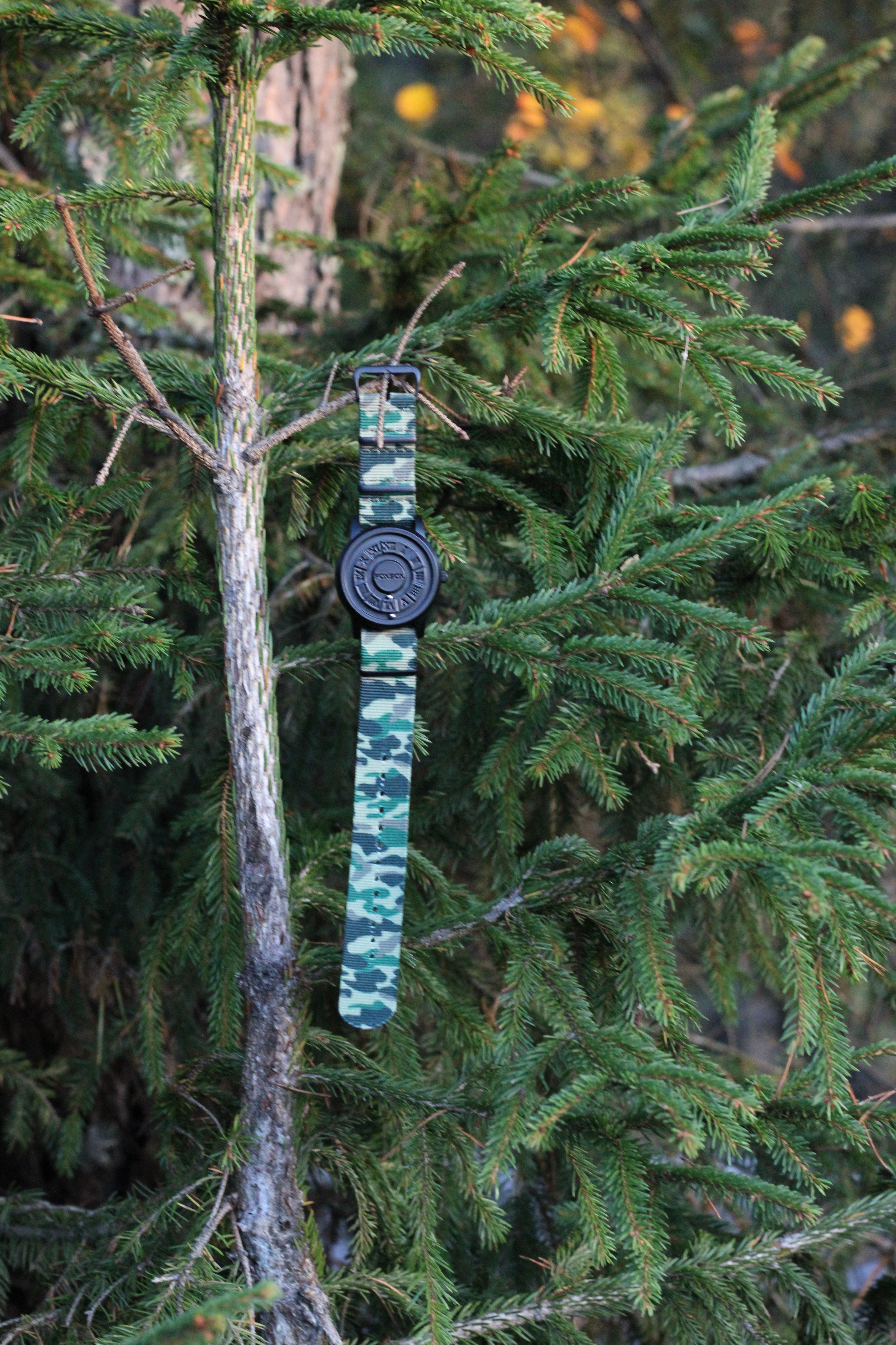Nato hihna - Woodland naamiointi PVD solki