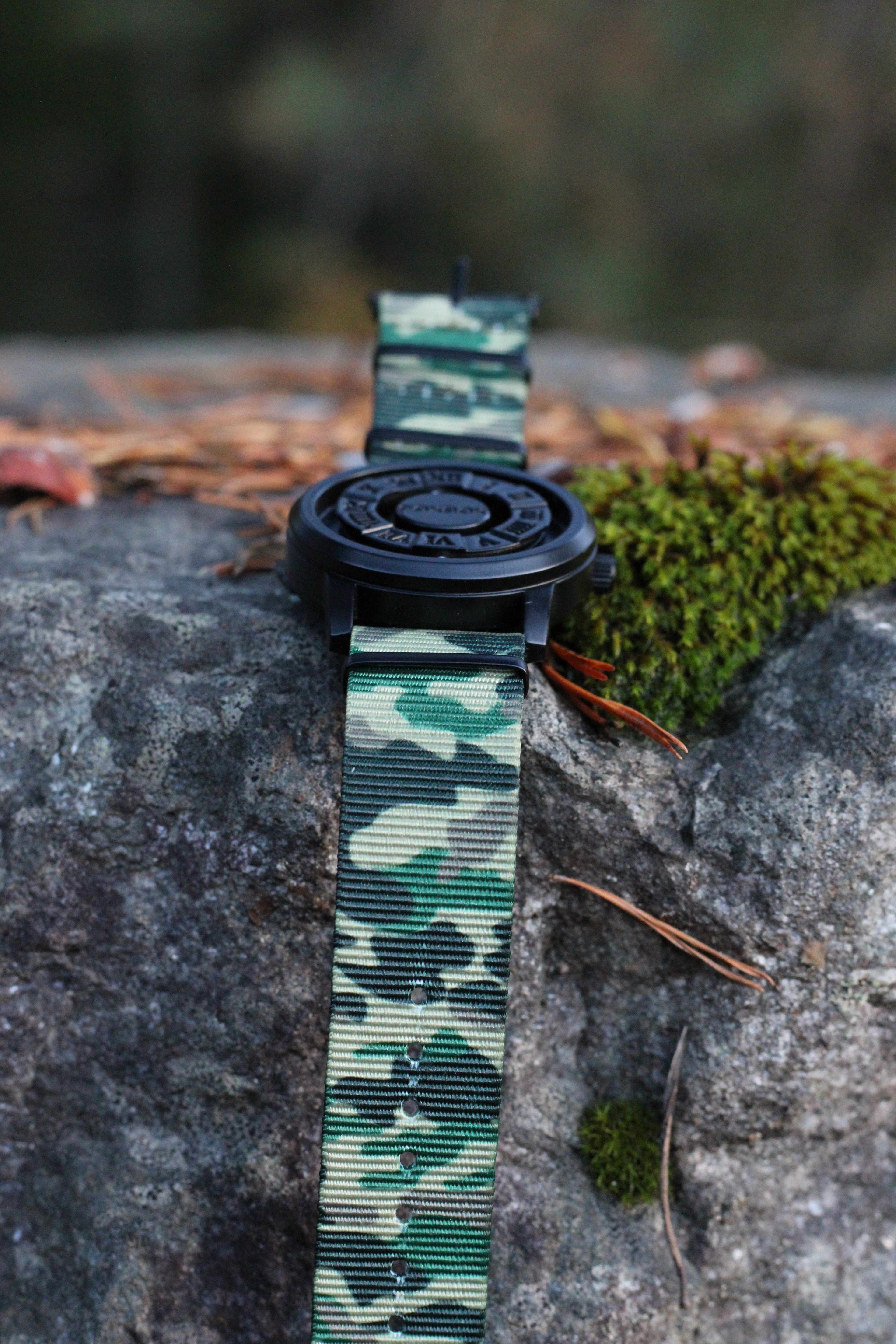 Nato hihna - Woodland naamiointi PVD solki
