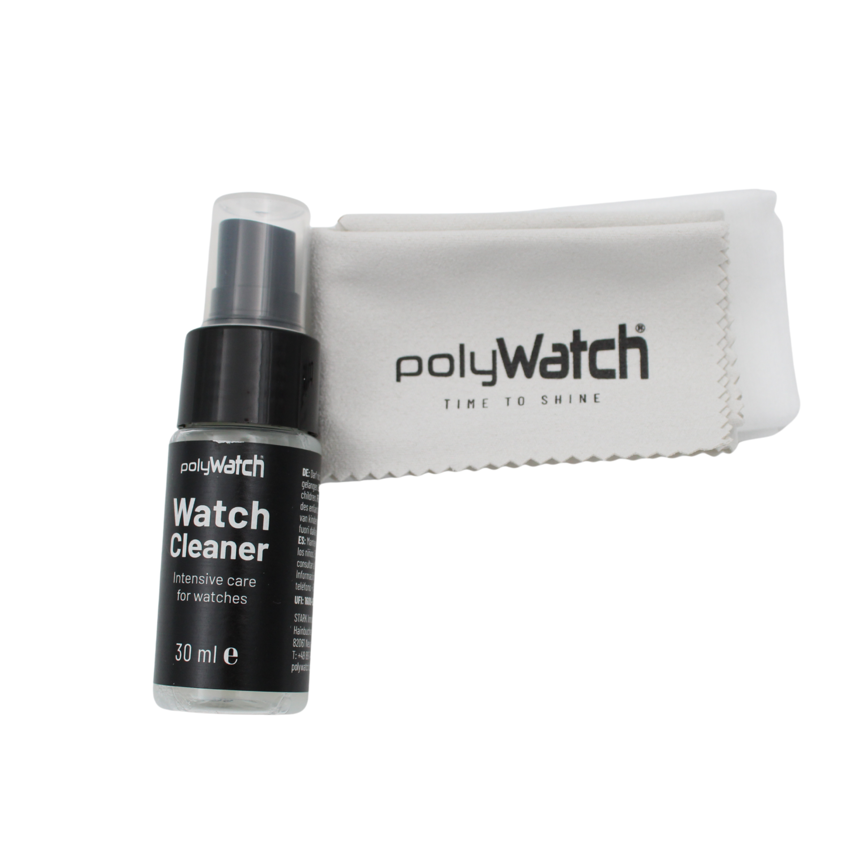 Kellon puhdistus mikrokuituliinalla