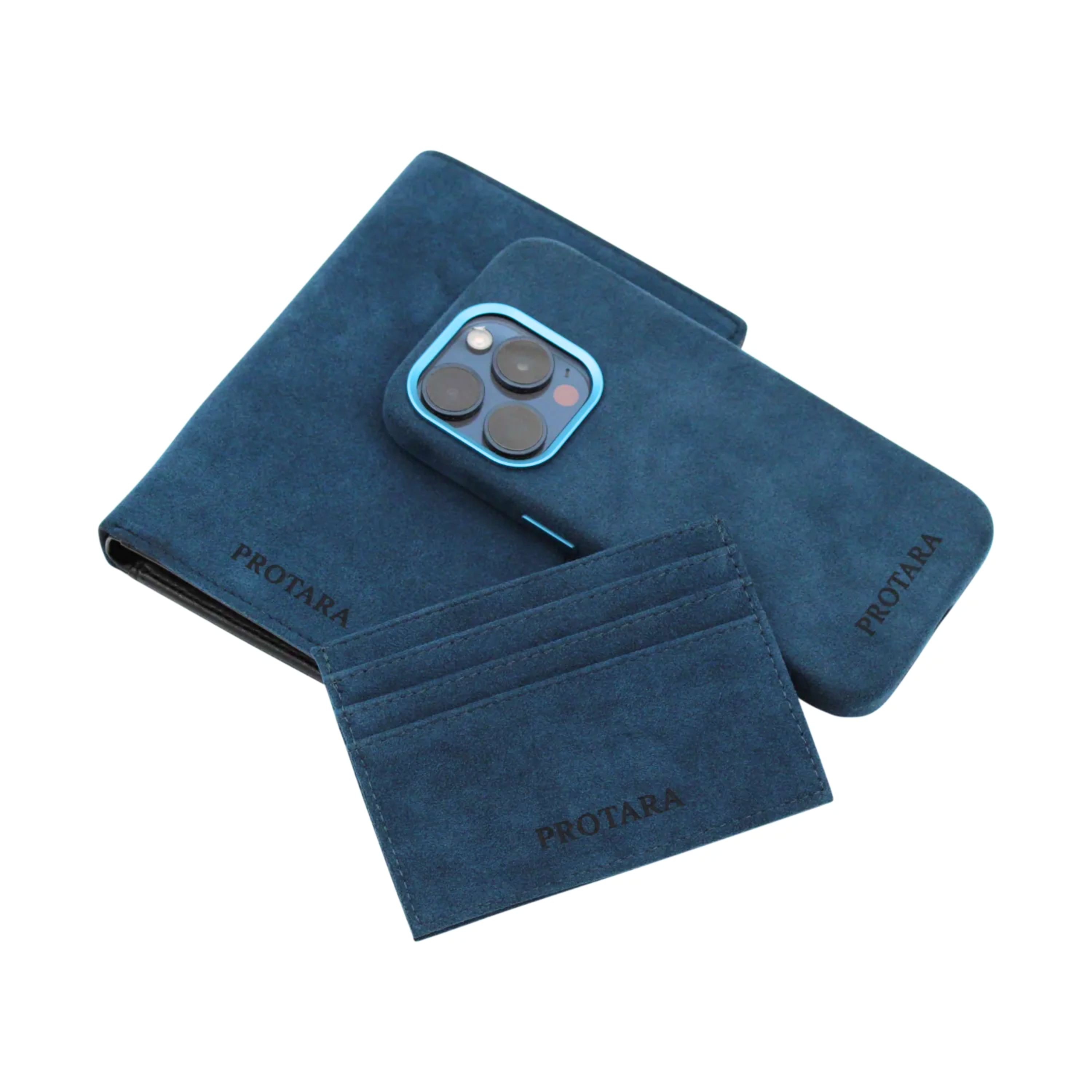 PROTARA Alcantara passiteline - Ocean Voyage Blue - Ocean Voyage Blue