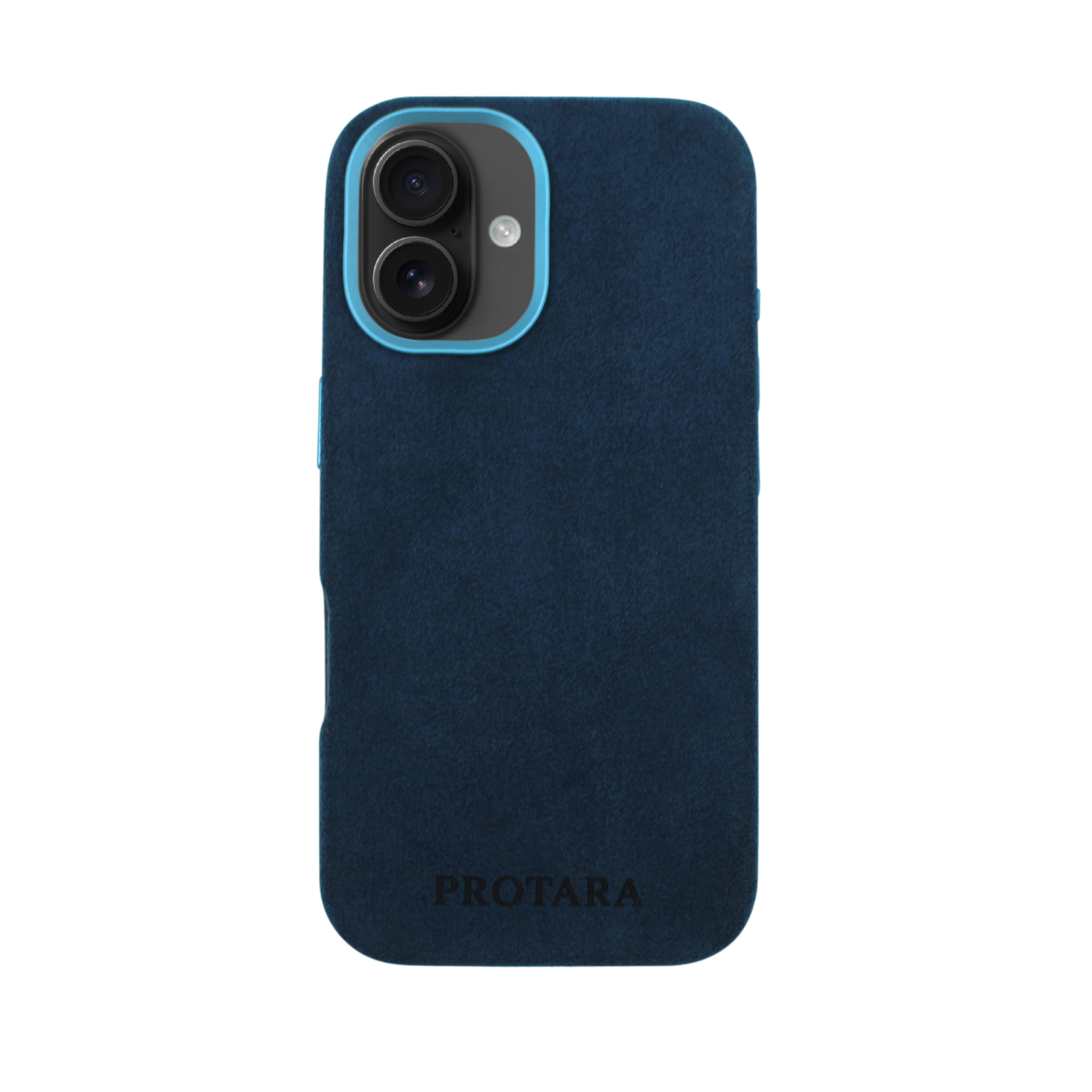 PROTARA Alcantara iPhone 16 suojakuori - Ocean Voyage Blue - Ocean Voyage Blue