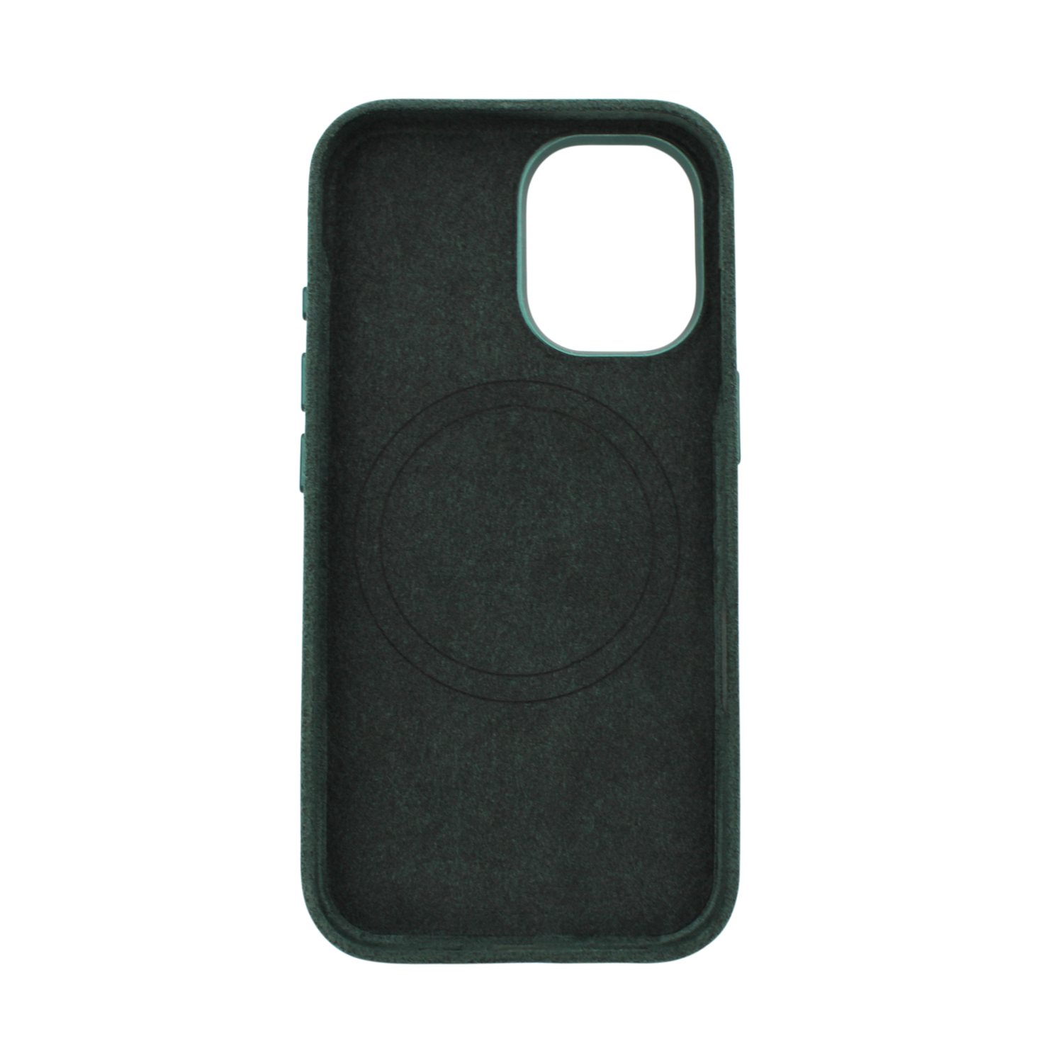 PROTARA Alcantara iPhone 16 suojakotelo - Expedition Green - vihreä
