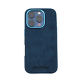 PROTARA Alcantara iPhone 16 Pro Max suojakuori - Ocean Voyage Blue - Ocean Voyage Blue - sininen