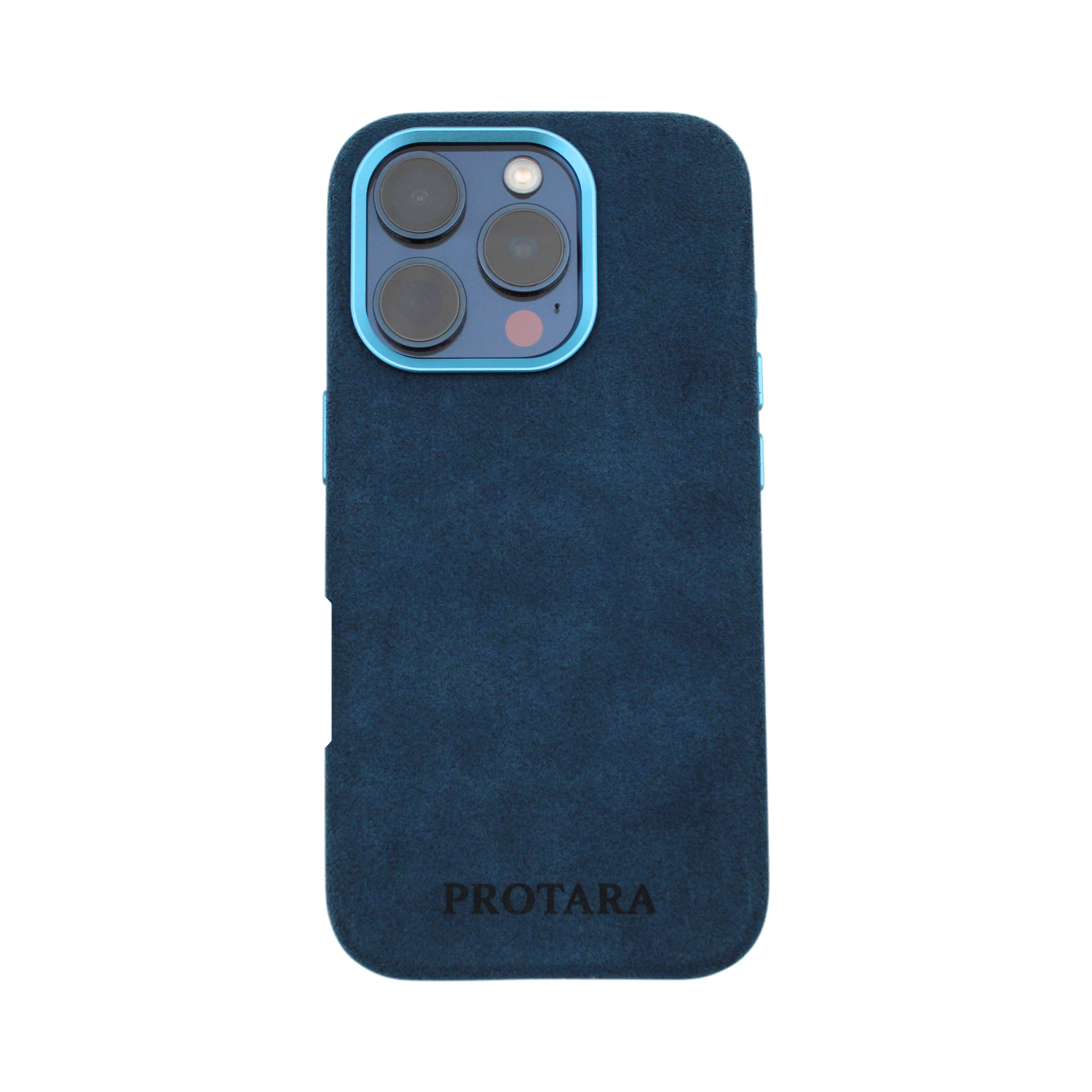 PROTARA Alcantara iPhone 16 Pro Max suojakuori - Ocean Voyage Blue - Ocean Voyage Blue - sininen